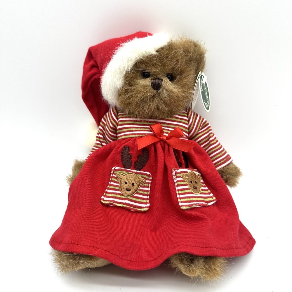 RETIRED The Bearington Collection RILEY REINDEER 173143 Stuffed Animal Christmas